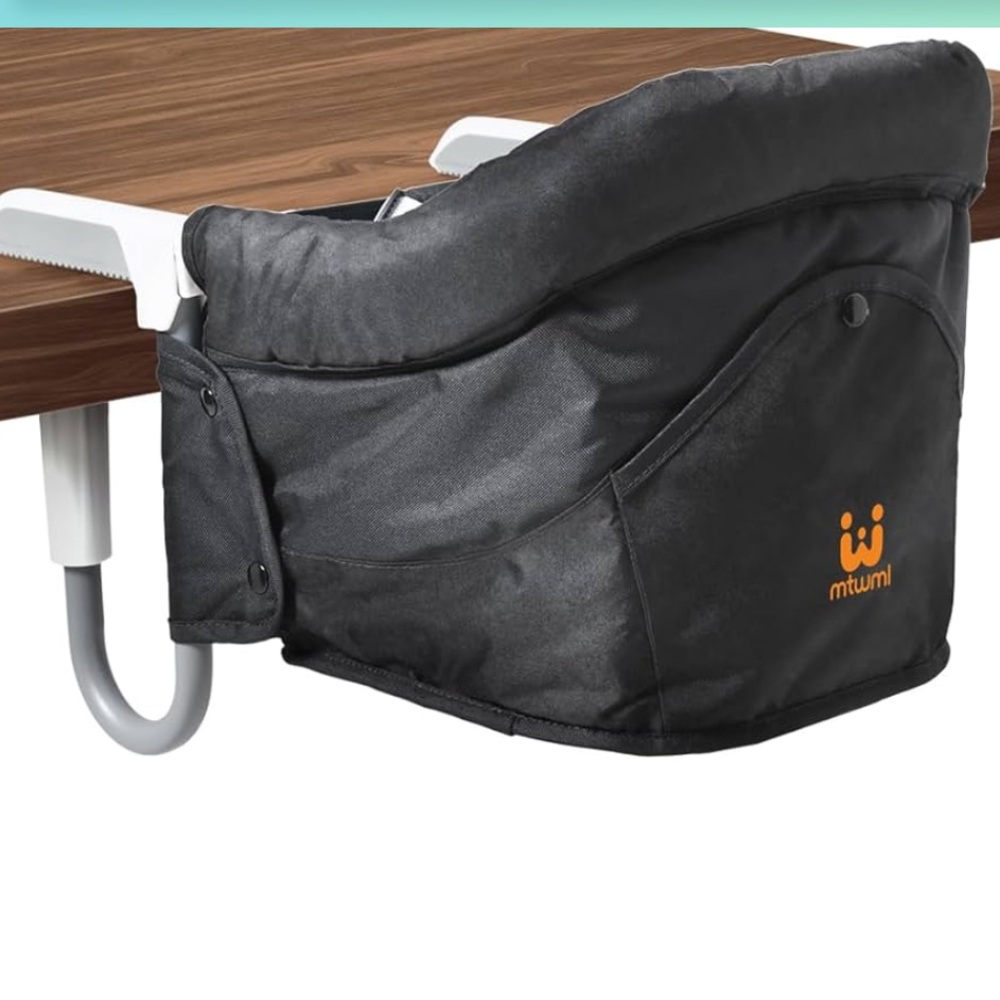 Hook on travel high chair gently used